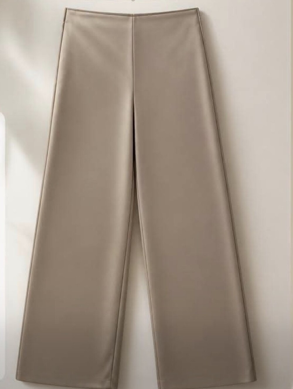 Zara Satin Like Pants Size Small With Invisible Side Zip